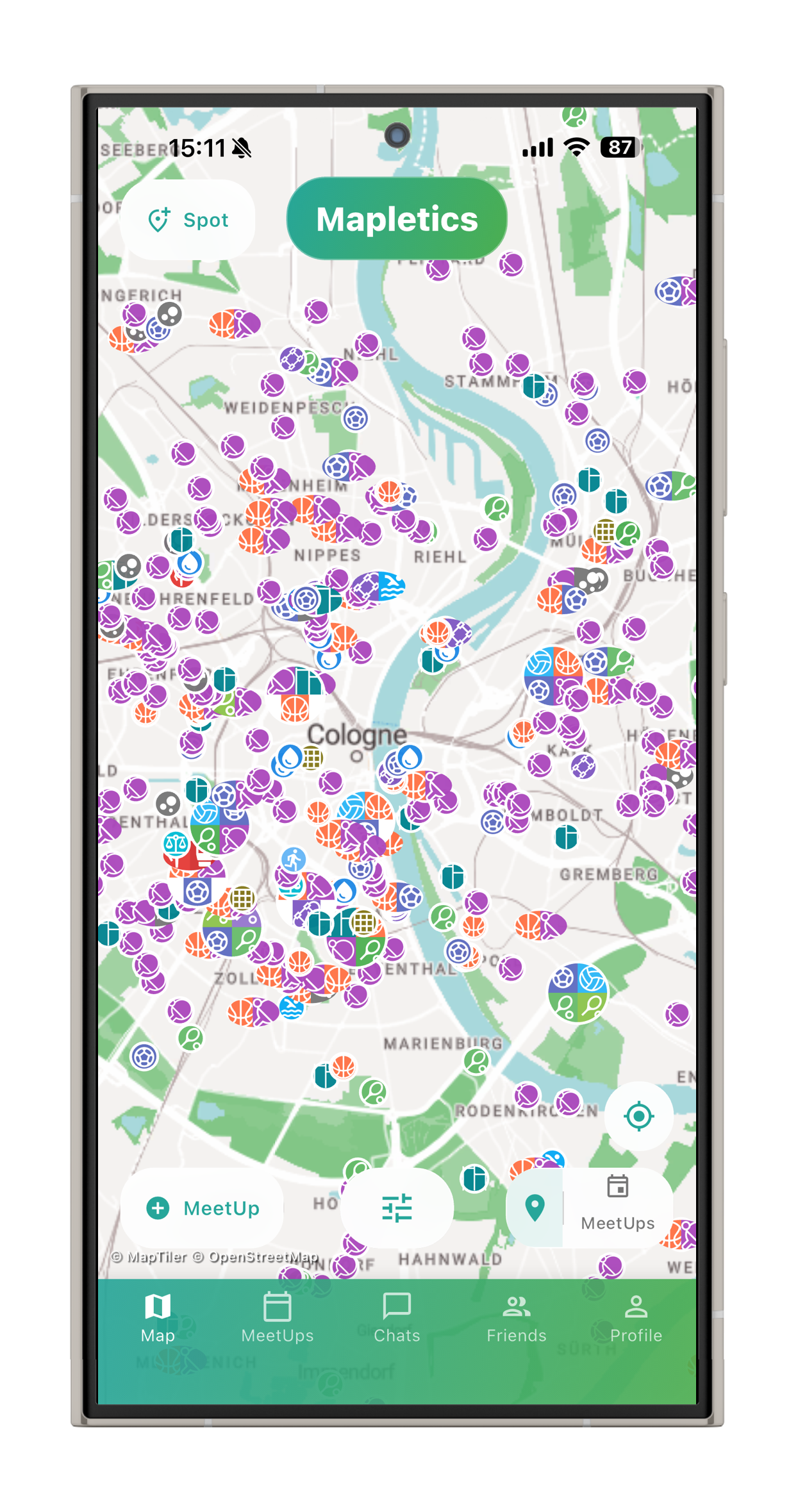 Samsung Mapletics App